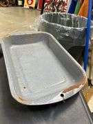 Old grey Porcelain Enamel baking pan