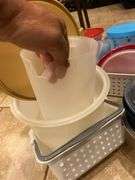 Plastic ware-disposable bowl covers-partial box of coffee