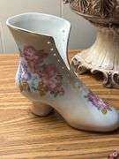 Capodimonte basket-1987 Avon rose- boot