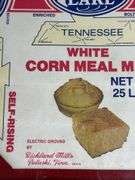 Awesome! Framed Pulaski Pearl 25lb corn meal Richland Mills bag from Pulaski TN