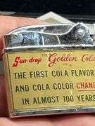 Super find! Golden Cola SUNDROP Lighter in original box