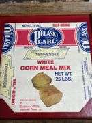 Awesome! Framed Pulaski Pearl 25lb corn meal Richland Mills bag from Pulaski TN