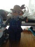 Old man and woman craft dolls