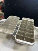 Lot of 4 Vintage aluminum Ice cube trays