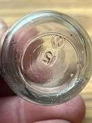 Old glass creamer