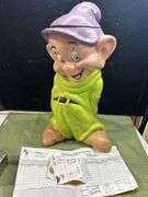 Look this one up ! Large Treasure Craft Disney "Dopey" Cookie Jar - Walt Snow White Vintage Retired 