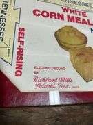 Awesome! Framed Pulaski Pearl 25lb corn meal Richland Mills bag from Pulaski TN
