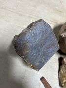 Collection of Oregon desert rocks. (Jasper and obsidian).