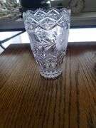 Imperial crystal rose collection vase