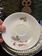 Owl basket and misc plates