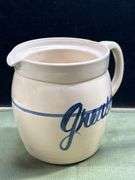 Grease pottery pitcher
