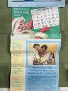 PULASKI TN  Dixie Plaza Drugs Big Full size calendar