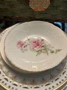 Owl basket and misc plates