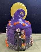 RARE 2003 VTG Nightmare Before Christmas Cookie Jar Disney Direct NBX JACK SALLY. Fresh out of the b