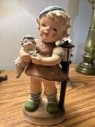 Early boy and girl Hummel figurines (unmarked)