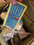 Sewing box with contents -see all photos