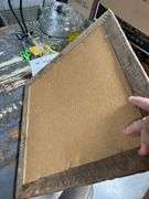 Awesome! Framed Pulaski Pearl 25lb corn meal Richland Mills bag from Pulaski TN