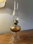 Early finger lamp with embossed designs