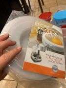 Plastic ware-disposable bowl covers-partial box of coffee