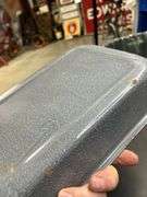 Old grey Porcelain Enamel baking pan