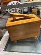 Nice clean shoeshine wooden box