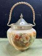 Look it up ! RS Prussia Antique Biscuit jar