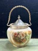 Look it up ! RS Prussia Antique Biscuit jar