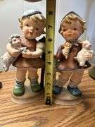 Early boy and girl Hummel figurines (unmarked)