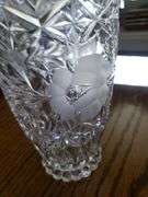 Imperial crystal rose collection vase