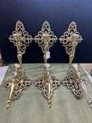 Wall candle holder set of 6