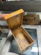 Nice clean shoeshine wooden box
