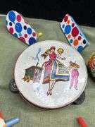 Good lot of old Tin litho noisemakers/party toys