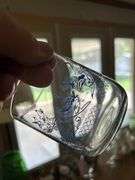 Set of 16 drinking glasses with 16 matching juice glasses.