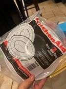 Plastic ware-disposable bowl covers-partial box of coffee