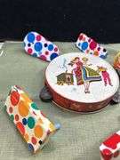 Good lot of old Tin litho noisemakers/party toys