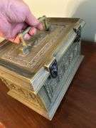 Sewing box with contents -see all photos