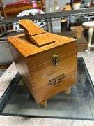 Nice clean shoeshine wooden box