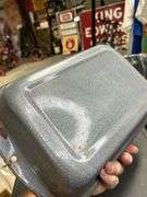 Old grey Porcelain Enamel baking pan