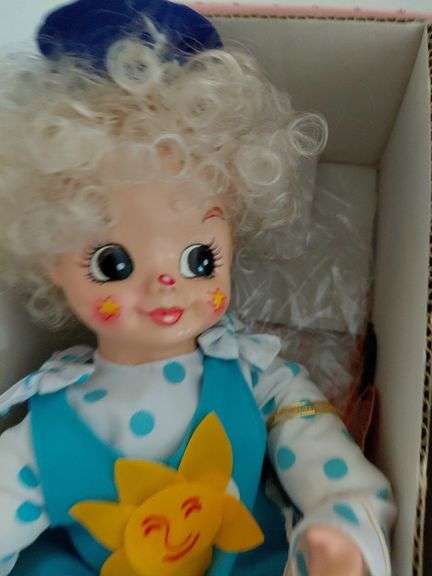 Vintage 1986 Brinn's Limited Edition Clown *August Calendar Doll * In Box