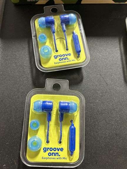 Earphones with mic ( 2 sets)