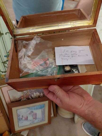 Small cedar chest