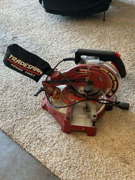 Tradesman 10” compound miter saw - works great