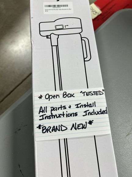 Retractable safety gate -tested all parts to install - instructions included -brand new