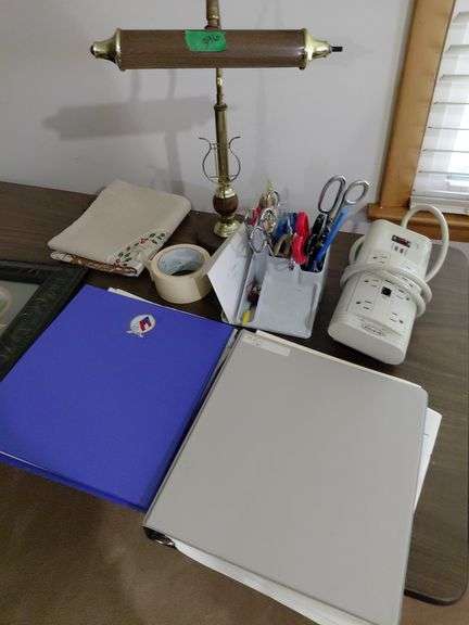 Desk lamp and misc