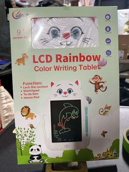 LCD RAINBOW COLOR WRITING TABLET