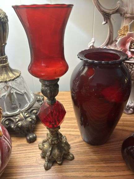 Nice lot of Ruby Red glass