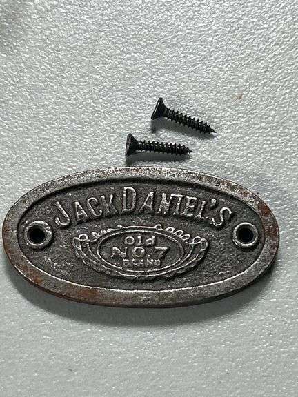 Jack Daniels old No.7 brand cast-iron sign ￼