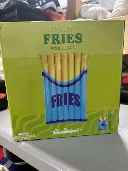 New Salty fries pool island float