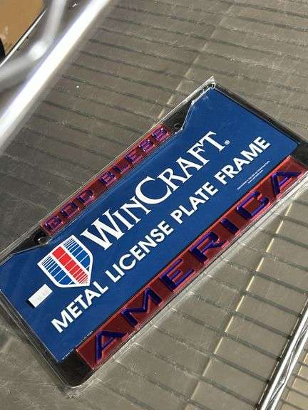 Nice heavy built Automobile tag frame - see all photos