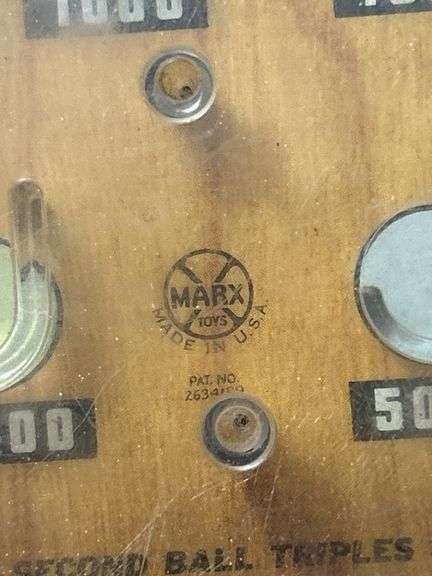 Marx Toy pinball game
